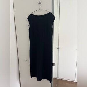 St John Elegant dark navy Sleeveless Dress